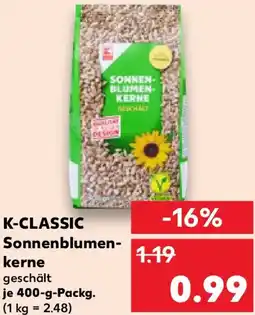 Kaufland K-CLASSIC Sonnenblumenkerne Angebot