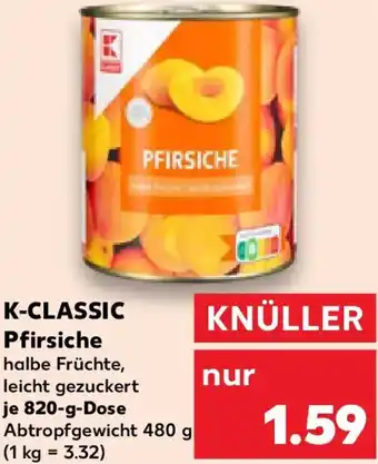 Kaufland K-CLASSIC Pfirsiche Angebot