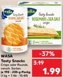 Kaufland WASA Tasty Snacks Angebot