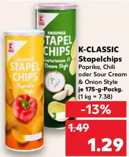 Kaufland K-CLASSIC Stapelchips Angebot