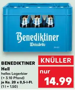 Kaufland BENEDIKTINER Hell Angebot