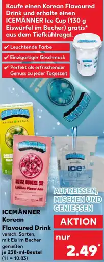 Kaufland ICEMÄNNER Korean Flavoured Drink Angebot