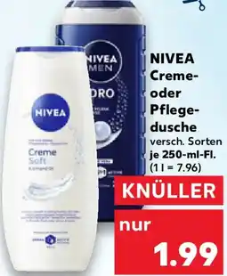 Kaufland NIVEA Creme oder Pflegedusche Angebot