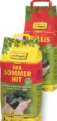 Edeka proFagus Buchen Grill-Holzkohle Der Sommer-Hit Angebot