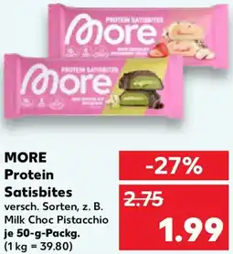 Kaufland MORE Protein Satisbites Angebot