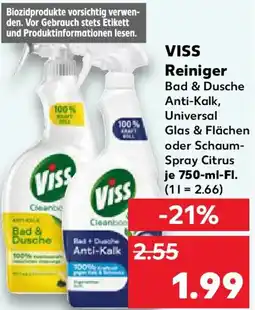 Kaufland VISS Reiniger Angebot