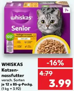 Kaufland WHISKAS Katzennassfutter Angebot