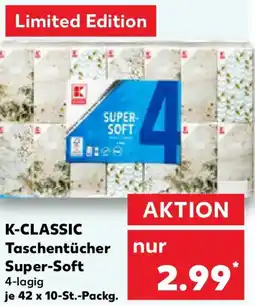 Kaufland K-CLASSIC Taschentücher Super-Soft Angebot