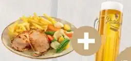 XXXLutz XXXL Schweinerücken mit Pommes frites und Gemüse Angebot