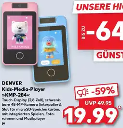 Kaufland DENVER Kids-Media-Player KMP-284 Angebot