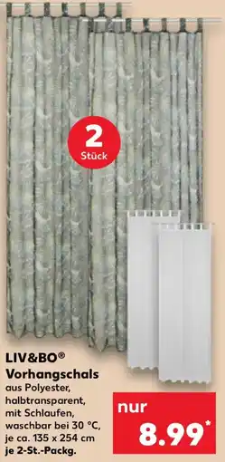 Kaufland LIV&BO Vorhangschals Angebot