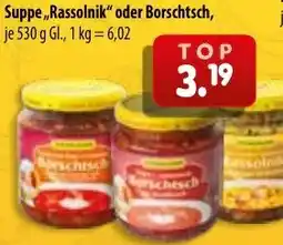 Mix Markt Suppe ,,Rassolnik" oder Borschtsch Angebot