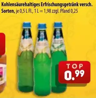 Kohlensäurehaltiges Erfrischungsgetränk