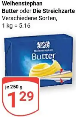 Globus Weihenstephan Butter oder Die Streichzarte Angebot