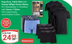 Globus Hugo Boss, Calvin Klein oder Tommy Hilfiger Herren-Retros oder Herren-T-Shirts Angebot