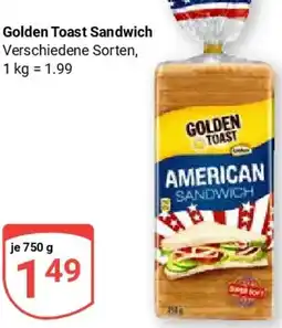 Globus Golden Toast Sandwich Angebot
