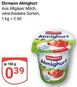Globus Ehrmann Almighurt Angebot