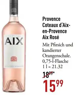 Galeria Markthalle Provence Coteaux d'Aix-en-Provence Aix Rosé Angebot