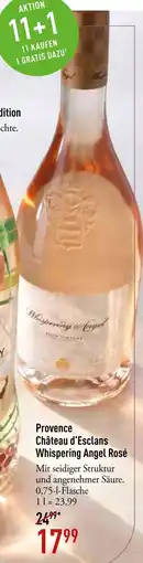 Galeria Markthalle Provence Château d'Esclans Whispering Angel Rosé Angebot