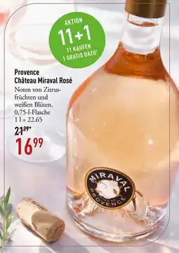 Galeria Markthalle Provence Château Miraval Rosé Angebot