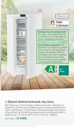 EP Stand-gefrierschrank fna 6635 Angebot