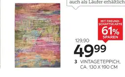 XXXLutz Novel vintageteppich „rainbow“ ca. 80 x 250 cm Angebot
