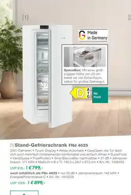 EP Liebherr stand-gefrierschrank fnd 4625 Angebot