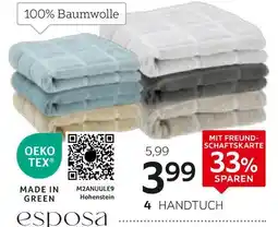 XXXLutz Esposa frottier-serie „check“ gästetuch Angebot