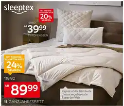 XXXLutz Sleeptex ganzjahresbett Angebot