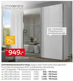 XXXLutz Moderano schwebetürenschrank 2-türig Angebot