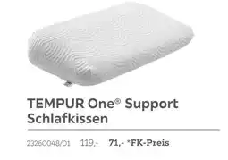 XXXLutz Tempur one support schlafkissen Angebot