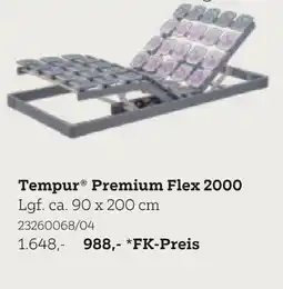 XXXLutz Tempur premium flex 2000 Angebot