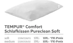 XXXLutz Tempur comfort schlafkissen pureclean soft Angebot
