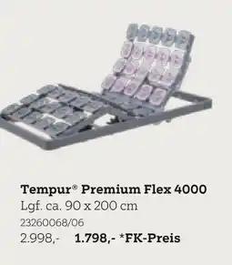 XXXLutz Tempur premium flex 4000 Angebot