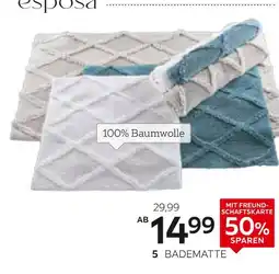 XXXLutz Esposa badematte „verano“ Angebot