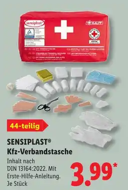 Lidl Sensiplast kfz-verbandtasche Angebot
