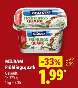 Lidl Milram frühlingsquark Angebot
