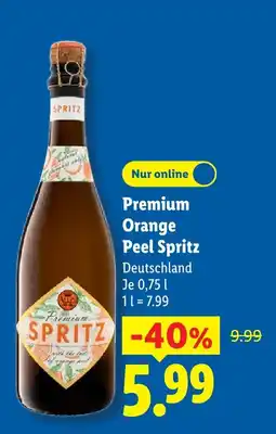 Lidl Premium orange peel spritz Angebot