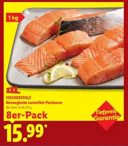 Lidl Fischerstolz norwegische lachsfilet-portionen Angebot