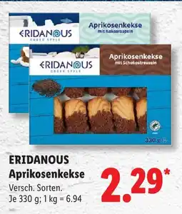 Lidl Eridanous aprikosenkekse mit kokosraspeln Angebot