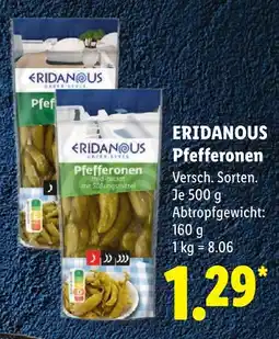 Lidl Eridanous pfefferonen Angebot