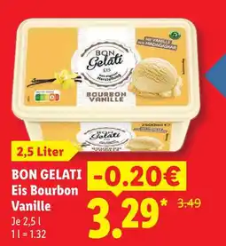 Lidl Bon gelati eis bourbon vanille Angebot