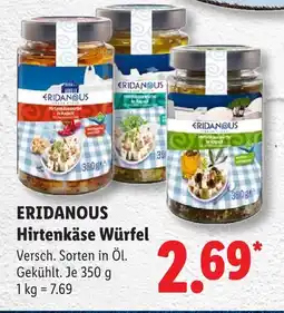 Lidl Eridanous hirtenkäse würfel Angebot
