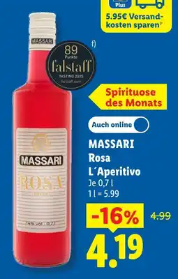 Lidl Massari rosa l’aperitivo Angebot