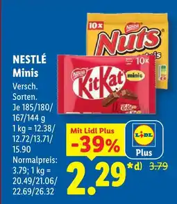 Lidl Nestlé minis kitkat Angebot