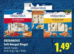 Lidl Eridanous soft nougat riegel - red variant Angebot