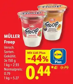Lidl Müller froop erdbeere Angebot