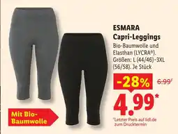 Lidl Esmara capri-leggings Angebot