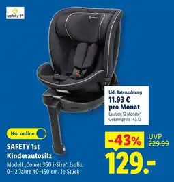 Lidl Safety 1st kinderautositz comet 360 i-size Angebot