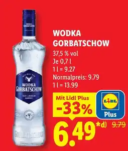 Lidl Wodka gorbatschow wodka gorbatschow Angebot